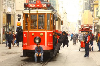 Tram on Istiklal Street 