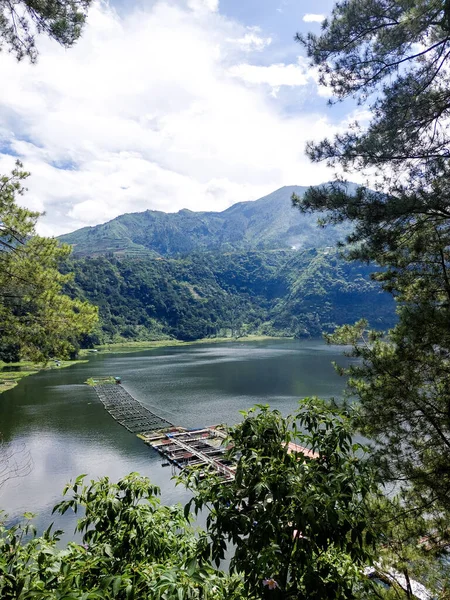 Dieng Indonésia Menjer Lake Dos Destinos Turísticos Lago Dieng — Fotografia de Stock