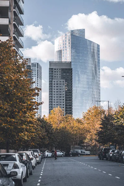 Buenos Aires Arjantin 'deki modern binalar ve gökdelenler