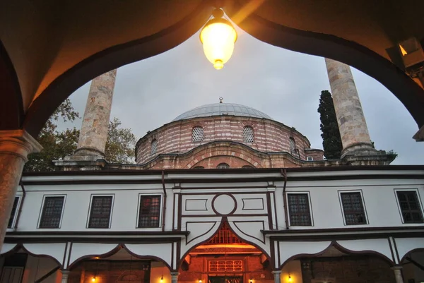 Egy Régi Török Mecset Fényképe Amely Bursában Törökországban Található — Stock Fotó
