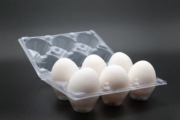 Packaged Free Range Chicken Eggs — 스톡 사진