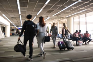 Bulanık arka plan: Gezgin Havalimanı terminal arka plan bulanıklık