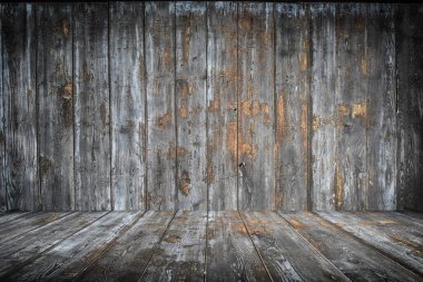 Eski kirli ahşap duvar