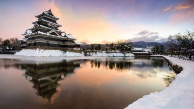 The Matsumoto castle (Matsumoto-jo) in the city of Matsumoto