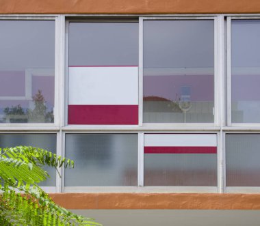 Dükkan tabelası, dükkan tabelası, siyah çerçeve dükkanı sayfası bulanık, 3D görüntüleme