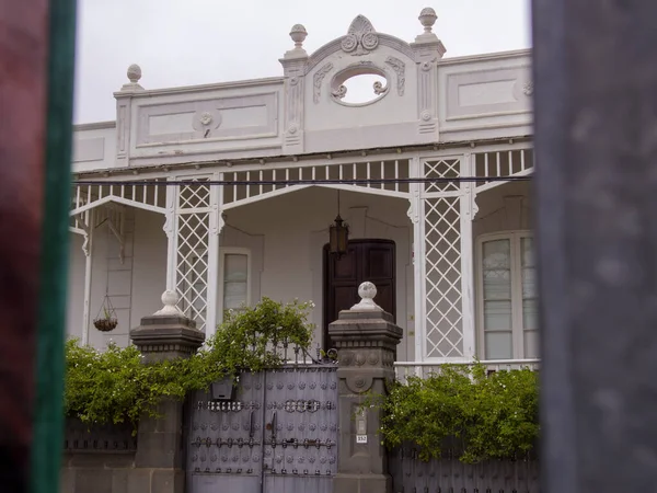 Beyaz cepheli ve yeşil bitkileri olan lüks bir eski apartman dairesi, Londra, İngiltere.