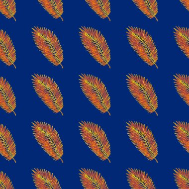 Tropikal yapraklarla suluboya kusursuz desen. Elle çizilmiş egzotik bitkilerle çok güzel bir iz. Mayo botanik tasarımı.