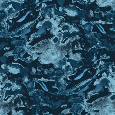 Suluboya, soyut, kusursuz desen. Parlak el yapımı elementlerle yaratıcı doku. Soyut renkli yazdırma.