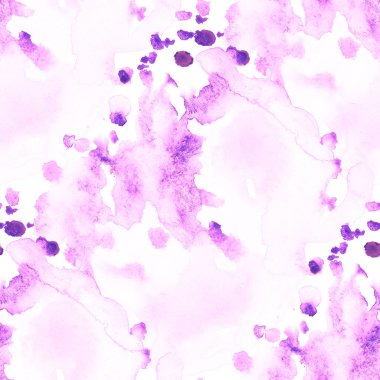 Suluboya, soyut, kusursuz desen. Parlak el yapımı elementlerle yaratıcı doku. Soyut renkli yazdırma.