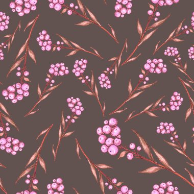 Çiçek buketli suluboya desenli. Klasik botanik çizimi. Her türlü tasarım için zarif bir dekorasyon. Renkli ve soyut çiçekli moda baskısı. Suluboya dokusu.