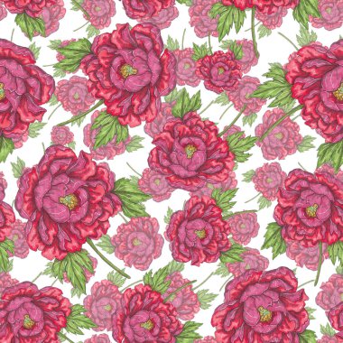 Çiçek buketli suluboya desenli. Klasik botanik çizimi. Her türlü tasarım için zarif bir dekorasyon. Renkli ve soyut çiçekli moda baskısı. Suluboya dokusu.