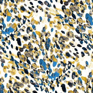 Suluboya, soyut, kusursuz desen. Parlak el yapımı elementlerle yaratıcı doku. Soyut renkli yazdırma.