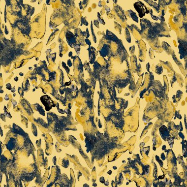 Suluboya, soyut, kusursuz desen. Parlak el yapımı elementlerle yaratıcı doku. Soyut renkli yazdırma.