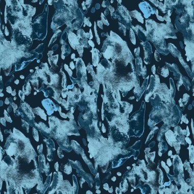 Suluboya, soyut, kusursuz desen. Parlak el yapımı elementlerle yaratıcı doku. Soyut renkli yazdırma.