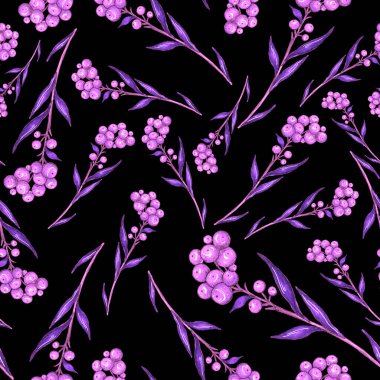 Çiçek buketli suluboya desenli. Klasik botanik çizimi. Her türlü tasarım için zarif bir dekorasyon. Renkli ve soyut çiçekli moda baskısı. Suluboya dokusu.