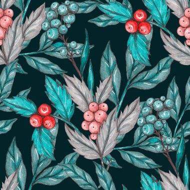 Çiçek buketli suluboya desenli. Klasik botanik çizimi. Her türlü tasarım için zarif bir dekorasyon. Renkli ve soyut çiçekli moda baskısı. Suluboya dokusu.