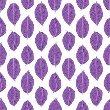 Tropikal yapraklarla suluboya kusursuz desen. Elle çizilmiş egzotik bitkilerle çok güzel bir iz. Mayo botanik tasarımı.