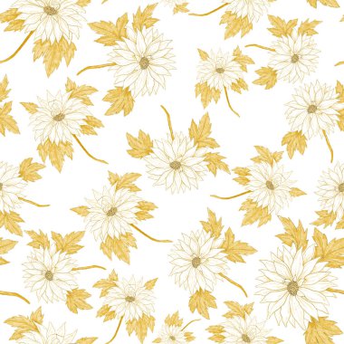 Çiçek buketli suluboya desenli. Klasik botanik çizimi. Her türlü tasarım için zarif bir dekorasyon. Renkli ve soyut çiçekli moda baskısı. Suluboya dokusu.