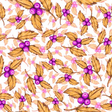 Çiçek buketli suluboya desenli. Klasik botanik çizimi. Her türlü tasarım için zarif bir dekorasyon. Renkli ve soyut çiçekli moda baskısı. Suluboya dokusu.