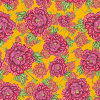 Çiçek buketli suluboya desenli. Klasik botanik çizimi. Her türlü tasarım için zarif bir dekorasyon. Renkli ve soyut çiçekli moda baskısı. Suluboya dokusu.