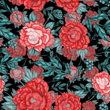 Çiçek buketli suluboya desenli. Klasik botanik çizimi. Her türlü tasarım için zarif bir dekorasyon. Renkli ve soyut çiçekli moda baskısı. Suluboya dokusu.