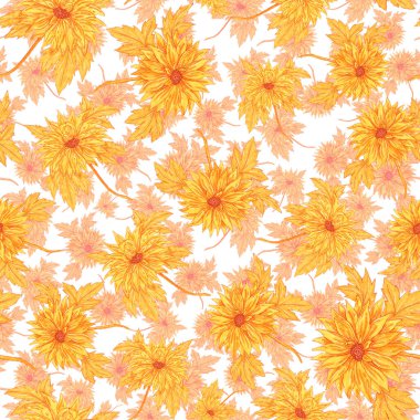 Çiçek buketli suluboya desenli. Klasik botanik çizimi. Her türlü tasarım için zarif bir dekorasyon. Renkli ve soyut çiçekli moda baskısı. Suluboya dokusu.