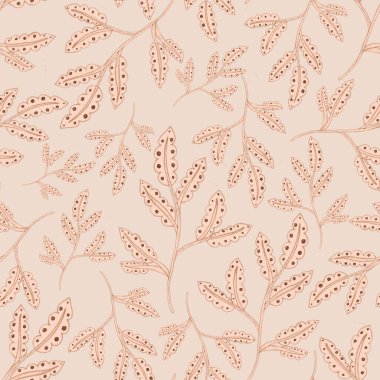 Suluboya desensiz, folky çiçekli ve yapraklı, etnik tarzda. Çiçek süsleme. Geleneksel şal deseni. Tekstil tasarım dokusu. Kabilesel etnik klasik dikişsiz model..