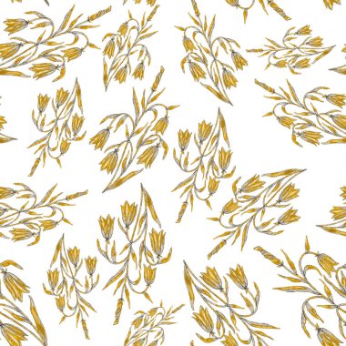 Çiçek buketli suluboya desenli. Klasik botanik çizimi. Her türlü tasarım için zarif bir dekorasyon. Renkli ve soyut çiçekli moda baskısı. Suluboya dokusu.