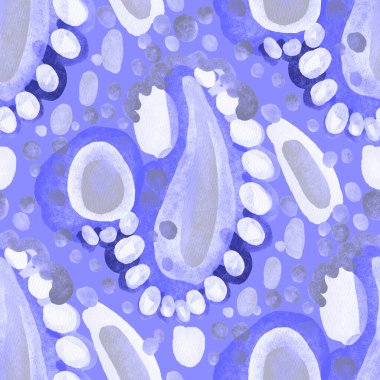 Suluboya, soyut, kusursuz desen. Parlak el yapımı elementlerle yaratıcı doku. Soyut renkli yazdırma.