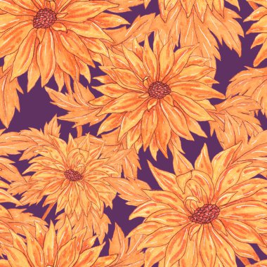 Çiçek buketli suluboya desenli. Klasik botanik çizimi. Her türlü tasarım için zarif bir dekorasyon. Renkli ve soyut çiçekli moda baskısı. Suluboya dokusu.