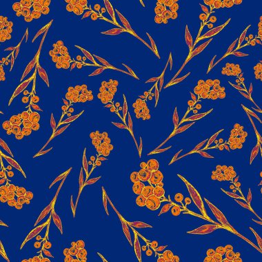 Çiçek buketli suluboya desenli. Klasik botanik çizimi. Her türlü tasarım için zarif bir dekorasyon. Renkli ve soyut çiçekli moda baskısı. Suluboya dokusu.