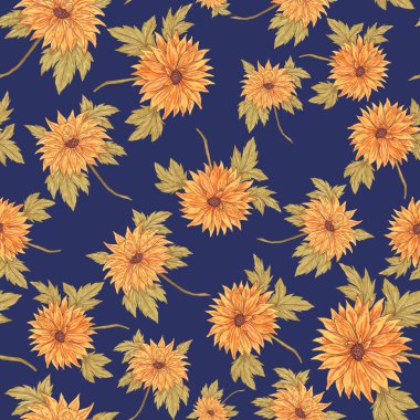 Çiçek buketli suluboya desenli. Klasik botanik çizimi. Her türlü tasarım için zarif bir dekorasyon. Renkli ve soyut çiçekli moda baskısı. Suluboya dokusu.