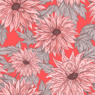 Çiçek buketli suluboya desenli. Klasik botanik çizimi. Her türlü tasarım için zarif bir dekorasyon. Renkli ve soyut çiçekli moda baskısı. Suluboya dokusu.