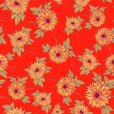 Çiçek buketli suluboya desenli. Klasik botanik çizimi. Her türlü tasarım için zarif bir dekorasyon. Renkli ve soyut çiçekli moda baskısı. Suluboya dokusu.