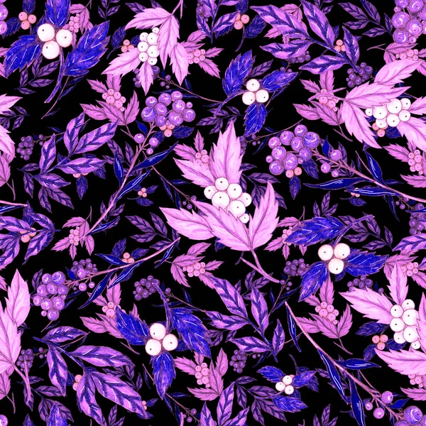 꽃다발 물감없는 색깔의 꽃다발 식물학의 봅시다 종류의 디자인에 장식이죠 화려하고 — 스톡 사진