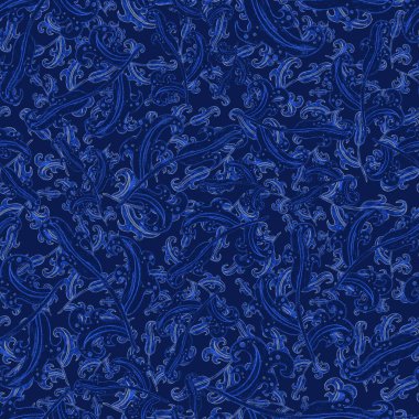 Suluboya desensiz, folky çiçekli ve yapraklı, etnik tarzda. Çiçek süsleme. Geleneksel şal deseni. Tekstil tasarım dokusu. Kabilesel etnik klasik dikişsiz model..