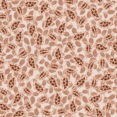 Suluboya desensiz, folky çiçekli ve yapraklı, etnik tarzda. Çiçek süsleme. Geleneksel şal deseni. Tekstil tasarım dokusu. Kabilesel etnik klasik dikişsiz model..