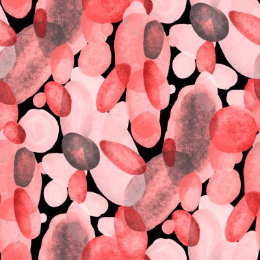 Suluboya, soyut, kusursuz desen. Parlak el yapımı elementlerle yaratıcı doku. Soyut renkli yazdırma.