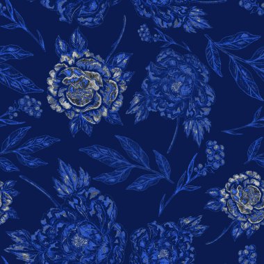 Çiçek buketli suluboya desenli. Klasik botanik çizimi. Her türlü tasarım için zarif bir dekorasyon. Renkli ve soyut çiçekli moda baskısı. Suluboya dokusu.