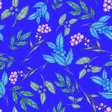 Çiçek buketli suluboya desenli. Klasik botanik çizimi. Her türlü tasarım için zarif bir dekorasyon. Renkli ve soyut çiçekli moda baskısı. Suluboya dokusu.