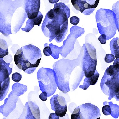 Suluboya, soyut, kusursuz desen. Parlak el yapımı elementlerle yaratıcı doku. Soyut renkli yazdırma.