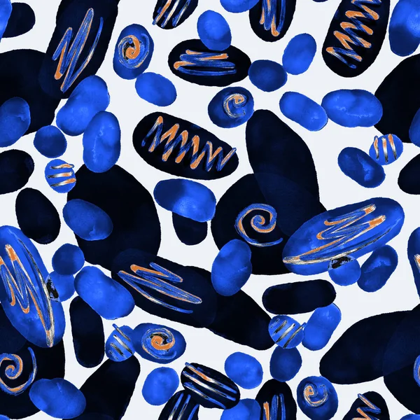 Aquarel Abstract Naadloos Patroon Creatieve Textuur Met Heldere Abstracte Handgetekende — Stockfoto