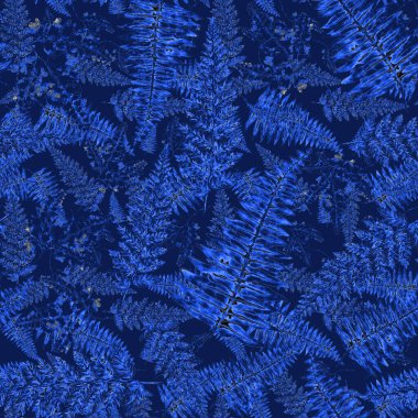 Eğrelti otu yapraklı suluboya desenli. Yaprak süsleme. Klasik botanik egzotik resim duvar kâğıdı.