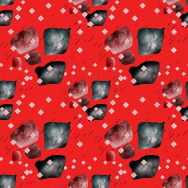 Güzel, parlak soyut elementlerle, yaratıcı, kusursuz bir desen. Her türlü tasarım için renkli bir doku. Grafik olarak soyut bir arkaplan. Çağdaş sanat. Moda modern tarzı.