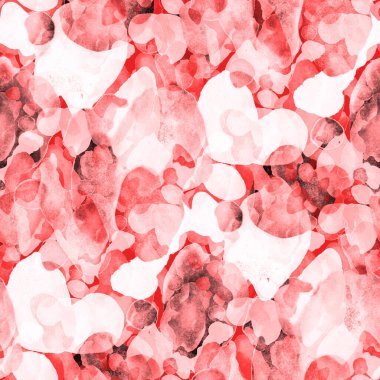 Suluboya, soyut, kusursuz desen. Parlak el yapımı elementlerle yaratıcı doku. Soyut renkli yazdırma.