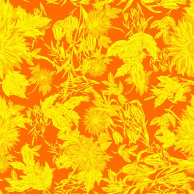 Çiçek buketli suluboya desenli. Klasik botanik çizimi. Her türlü tasarım için zarif bir dekorasyon. Renkli ve soyut çiçekli moda baskısı. Suluboya dokusu.