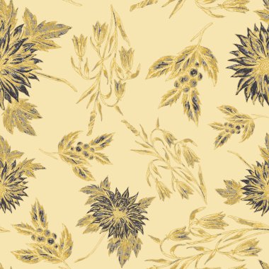 Çiçek buketli suluboya desenli. Klasik botanik çizimi. Her türlü tasarım için zarif bir dekorasyon. Renkli ve soyut çiçekli moda baskısı. Suluboya dokusu.