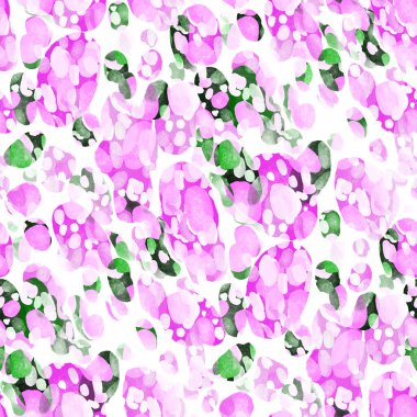 Suluboya, soyut, kusursuz desen. Parlak el yapımı elementlerle yaratıcı doku. Soyut renkli yazdırma.