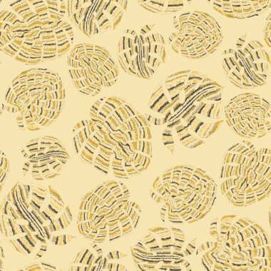 Yaratıcı renkli tropikal yaprakları olan modern, soyut, pürüzsüz desen. Geçmişe dönük parlak yaz geçmişi. Orman yaprakları çizimi. Mayo botanik tasarımı. Antika egzotik baskı.