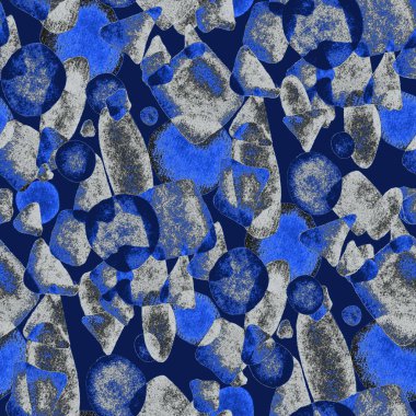 Suluboya, soyut, kusursuz desen. Parlak el yapımı elementlerle yaratıcı doku. Soyut renkli yazdırma.